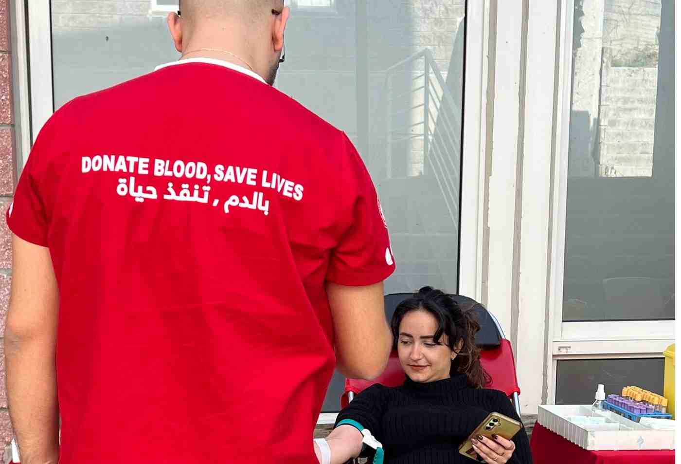 A Blood Drive Day at the Lebanese Canadian University in Collaboration with the Lebanese Red Cross