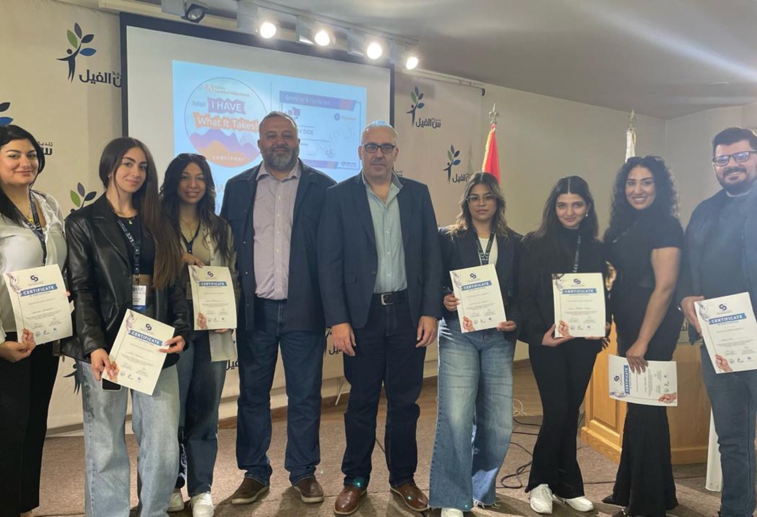 Graphic Designers Students participated in AI