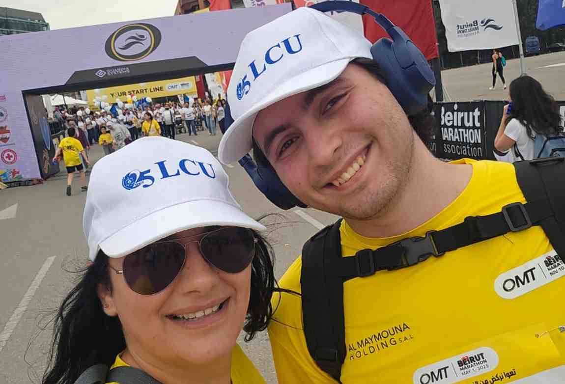 LCU is running for a cause - Beirut Marathon